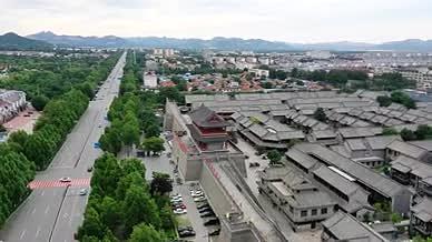 4k航拍潍坊青州古城视频的预览图